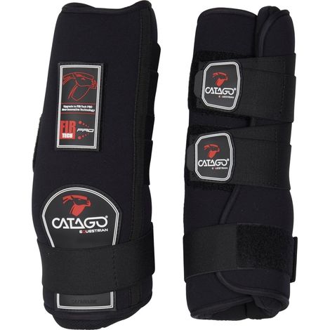CATAGO Stall- und Transportgamaschen FIR-Tech Healing- schwarz - L (1/3)