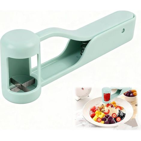 Fruit and vegetable cutter – Efficient cutting tool for grapes, cherries, tomatoes and strawberries – Easy to clean and child-safe (1/5)