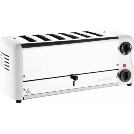Grille-pain inox 6 fentes, blanc, 2600 W, 220 V - MONO (1/5)