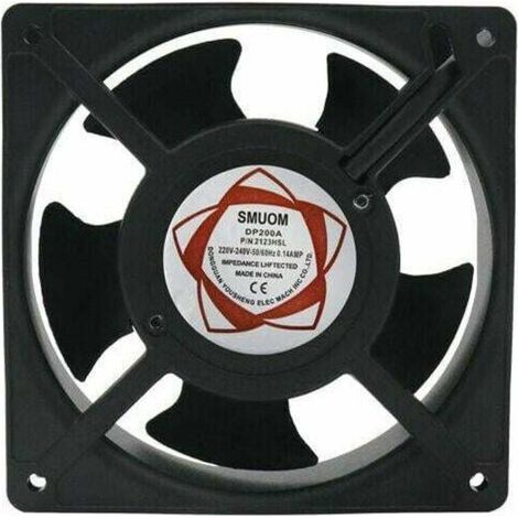 Enowelir Ventilateur Axial Universel 120x120x38mm Pour Boîte De Cheminée Haute Température Pales Métal Silencieux (1/4)
