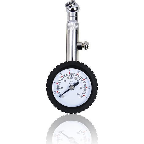 Lntyq Numérique Manomètre Pneu,Manometre Pression Pneu Haute Précis 60 PSI,Portable Jauge de Pression,Digital Manomètre Pneus pour Voiture Camion SUV Moto Vélo
