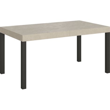 Tavolo Allungabile 160-420x90x77 cm Everyday Premium Cashmere Gambe Antracite (1/5)