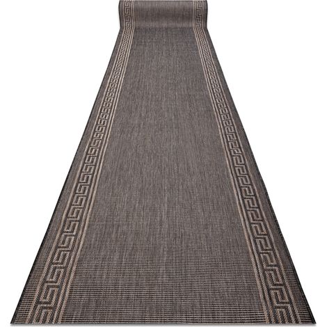 Runner SISAL SION 20446 Frame, greek key Flat woven natural dark beige 150 cm beige 150x670 cm (1/5)