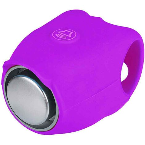 Sonnette de vélo électronique, klaxon, accessoires pour vélo de montagne, sonnette en silicone, équipement de cyclisme (1/5)