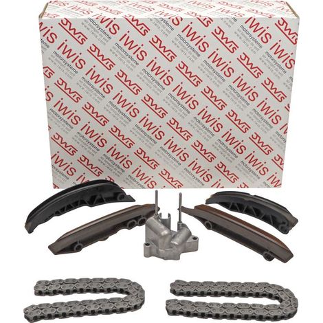 KIT DE CADENA DE DISTRIBUCIÓN IWIS BMW 2.0 SUPERIOR + INFERIOR (74+66 ESLABONES) (1/2)