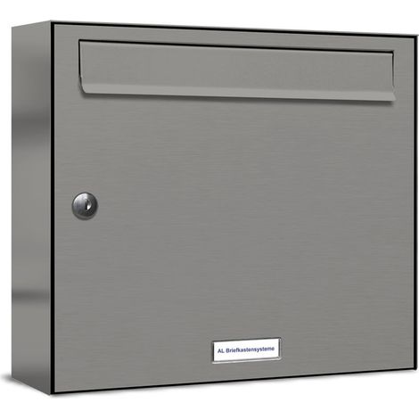 1er Premium Briefkasten RAL Farbe 9007 für Außen Wand Postkasten S (1/5)
