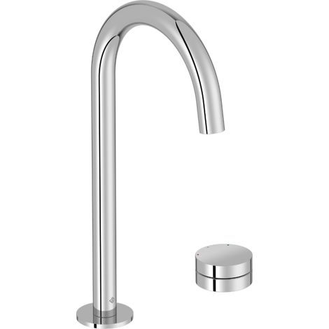 Mitigeur lavabo 2 trous XL JACOB DELAFON Grands Boulevards Chromé