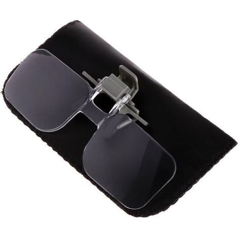 Loupe de Style Lunettes 2X avec Clip pour la Lecture (1/4)