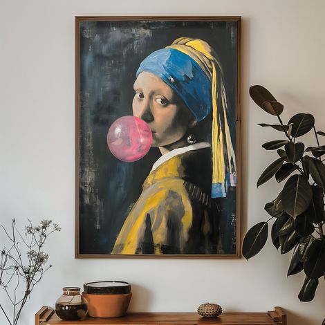 Quadro da parete in MDF con cornice Painting Multicolore (1/4)