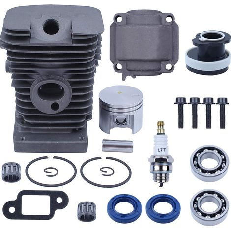 Cylindre, piston, vérin, roulements, joints d'huile, ensemble moteur pour STIHL MS180 018 MS 180 Tronçonneuse à essence, pièces moteur, alésage 38 mm 11300201208 (1/5)