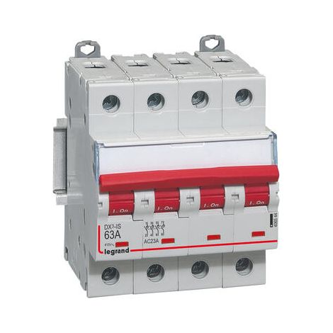 Interruptor seccionador DX3-IS de disparo - Tétra 63A