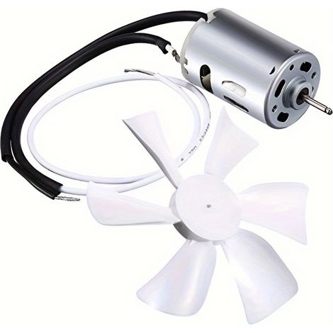 Kit moteur de ventilation et pales de ventilateur de type D, 15 cm (6 pouces), 12 V, alésage de type D (1/4)