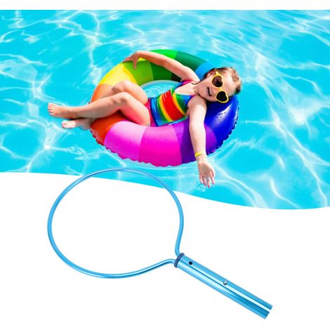 Crochet de Sécurité Aluminium pour Piscine - Modèle Ronde avec Poignée Clip