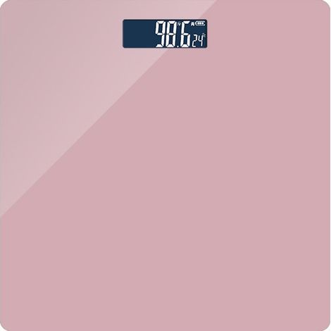 (Modèle or rose avec chargeur pour téléphone portable) Balance électronique pour usage domestique, pèse-personne impédance (1/4)