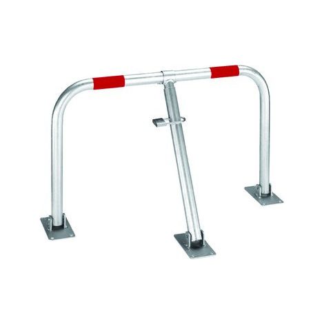 Arceau de parking rabattable Friedlin - Alberts - 75 x 44 cm - Galvanisé