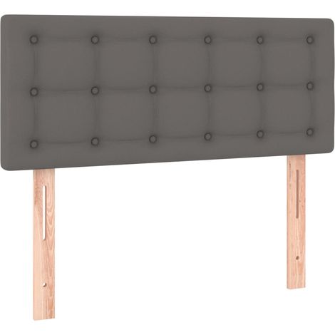Tête de lit Gris 90x5x78/88 cm Similicuir (1/5)