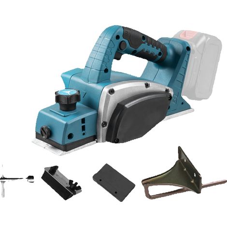 Raboteuse électrique, moteur sans balais, profondeur de coupe réglable, AUCUNE batterie (1/2)