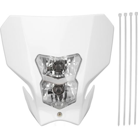 Faro anteriore per moto DC12V ad alta luminosità, multifunzione, regolabile e impermeabile, per CRF450L e CRF450XR, colore bianco.