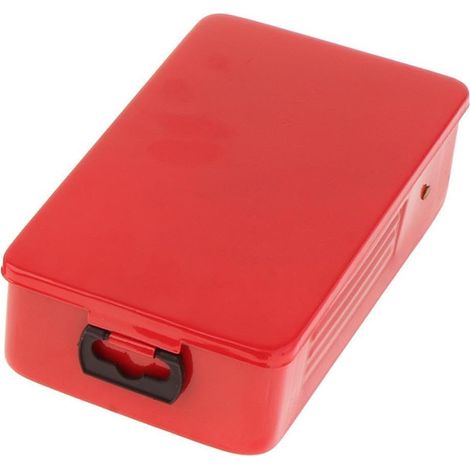 Mallette de Rangement pour Forets Hélicoïdaux, en Métal, Portable, Pratique, Robuste, Porte-Foret Vide, Boîte d'Indexation de Forets, 25 Emplacements (1/5)