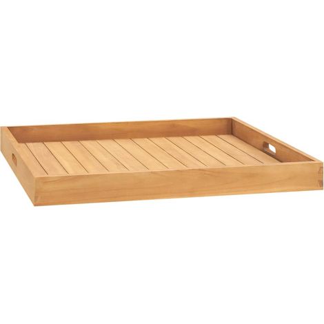 Vassoio da Portata 70x70 cm in Legno Massello di Teak vidaXL (1/5)