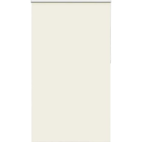 Verdunkelungsrollo Cremeweiß 120x210cm Stoffbreite 116,6cm