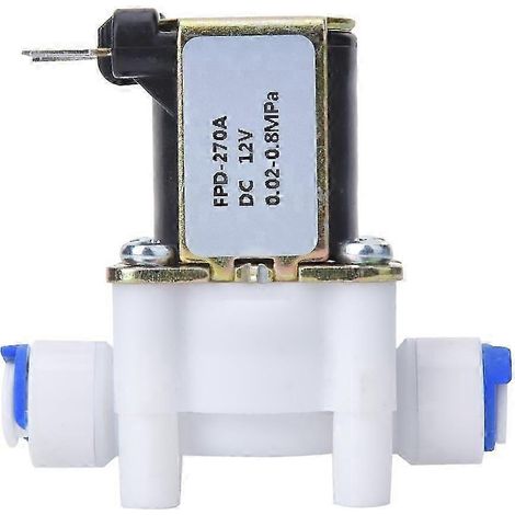 Connecteur d'entrée en plastique haute résistance G1/4 po pour électrovanne électrique, usage domestique. (1/4)