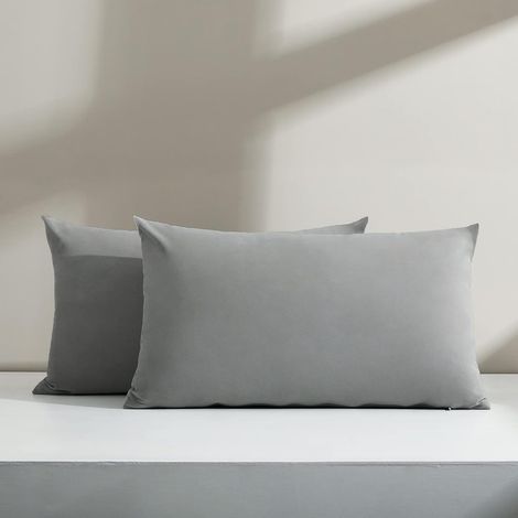 MINKUROW Fodera per Cuscino 30x50 Divano Decorativo Soggiorno Camera da Letto Casa 2 Pezzi Fodere per Cuscini Rettangolari per Decorazione di Interni Camera da Letto Home Office Cuscino Reclinabile in (1/5)