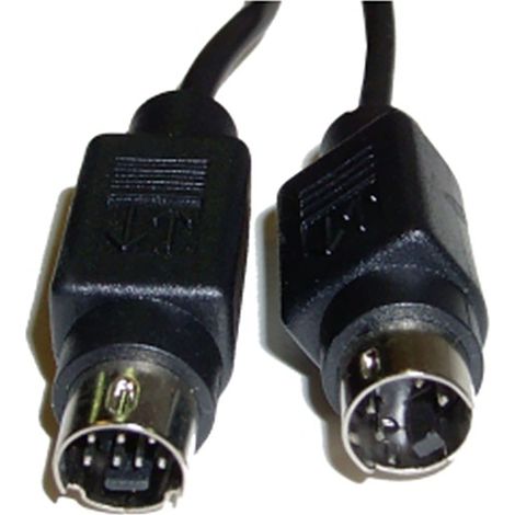 BeMatik - 10m de câble S-VHS (MiniDIN7-M/MiniDIN4-M)