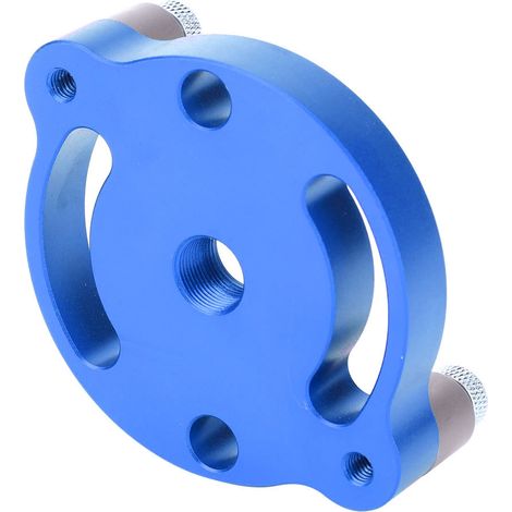 Poinçon à bois, alliage d'aluminium, gabarit de centrage, outil de menuiserie X600-1-bleu (1/5)