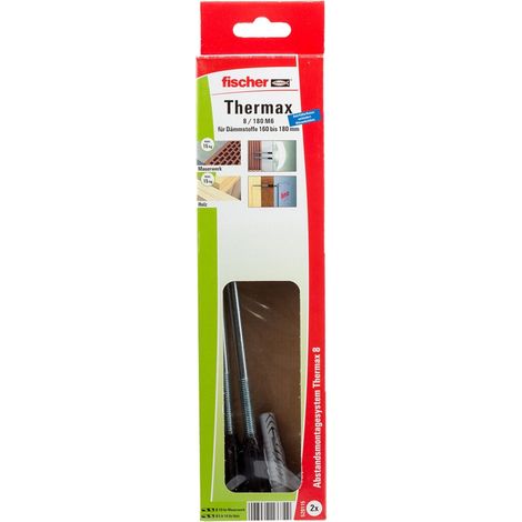 Fischer 2x sistema de montaje a distancia Thermax 8/180 M6 B - 520115 (1/2)