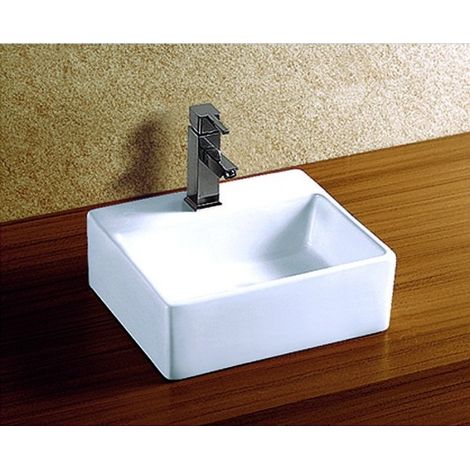 Vasque à poser rectangulaire POCRE 34x29,5x12 cm