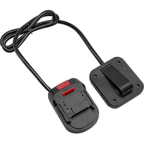 Câble d'extension, adaptateur de batterie, répartiteur, câble d'extension, connecteur de batterie 18 V, réducteur de poids, haute puissance, compatible avec Makita EPWHBYV (1/4)