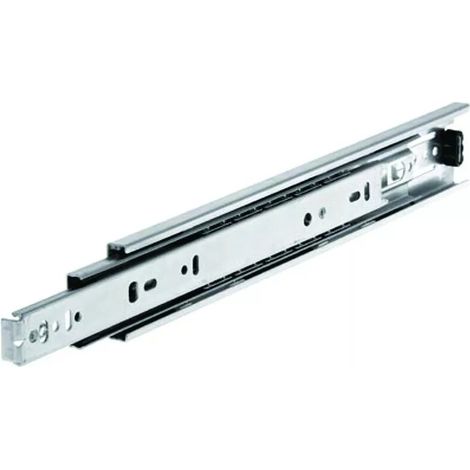 Coulisse à billes sortie totale 3832 / 39 - 45 kg - ACCURIDE - Zingué brillant - 250 mm - 41 kg