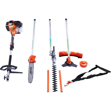 Varan Motors - XY-T520 SET 4 IN 1 DECESPUGLIATORE, TAGLIASIEPI, MOTOSEGA, TAGLIABORDI 52CC 3PS (1/5)
