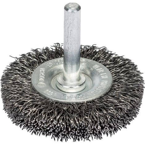 Brosses circulaires pour perceuses – fils ondulés, Ø 75 mm