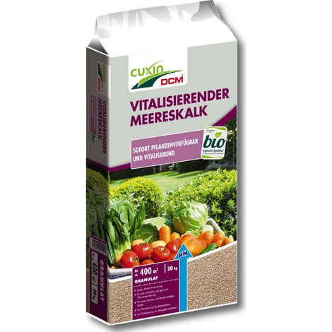 Cuxin chaux d'algues marines vitalisante 20 kg chaux d'algues gek chaux de jardin chaux de gazon