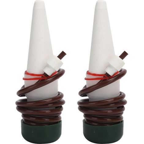 Lot de 2 arroseurs automatiques goutte-à-goutte pour plantes, piquets d'irrigation auto-arrosants, dispositif de goutte-à-goutte (1/5)