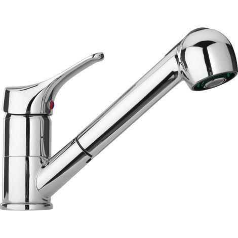 Küchenarmatur Mit Handbrause, Chromoptik  Corallo