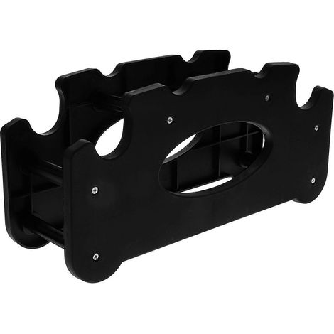 Support de rangement pour haltères, support pour haltères en plastique robuste, organisateur d'haltères (1/4)
