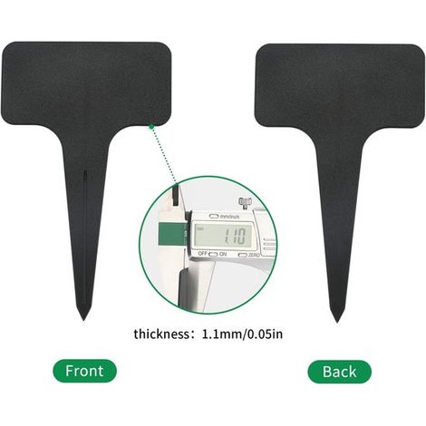 100 cartelli di lusso per orto - Etichette per piante - Forniture per giardino aromatico - Lavagne - Lavagne per scrivere - Cartelli da giardino - Etichette (1/2)