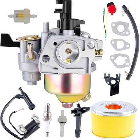 GX160 GX200 Carburetor with Air Filter Adjustment Kit 17210-ZE1-517 for Honda GX120 GX140 GX160 GX168 GX200 5HP 5.5HP 6.5HP Engine (1/5)
