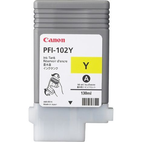 Cartouche d'encre jaune Canon PFI-102Y (0898B001)