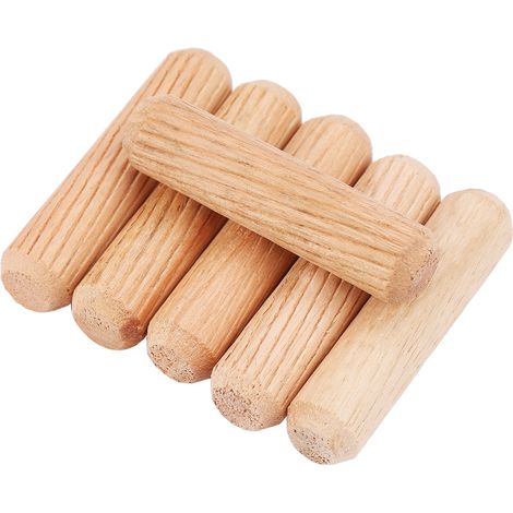 Lot de 100 chevilles en bois à fil croisé pour la fabrication de meubles (M10 x 40 mm). (1/5)