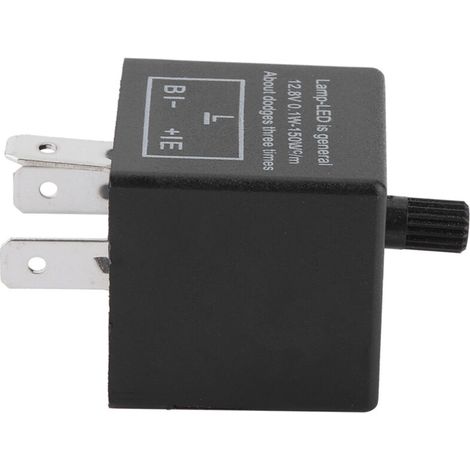 Relé intermitente electrónico LED ajustable compatible con CF14, modelo JL-02 a CF14K, para turismos y motocicletas. (1/5)
