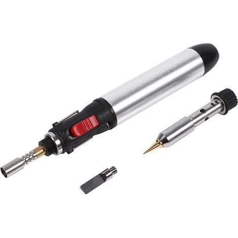 4-in-1 Akku-Lötkolben-Set mit Butangas, Schweißbrenner mit einstellbarer Temperatur (1/5)