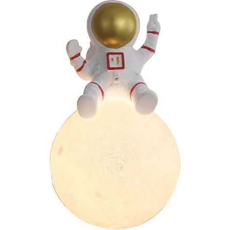 Lampe murale astronaute, abat-jour imprimé en 3D, applique LED B-- (1/5)