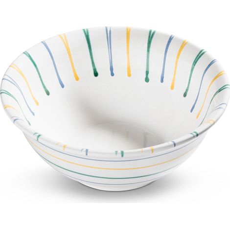 Gmundner Keramik Buntgeflammt, Salatschüssel (Ø 26cm)