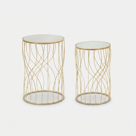 TABLE LIGNE SET 2PCS CM Ø 38X55-33X50 (1/5)