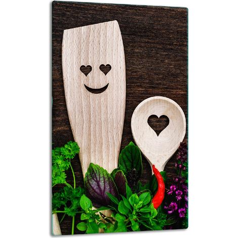 PANNELLO IN VETRO PER TAVOLO 30x52 SMILE (1/5)