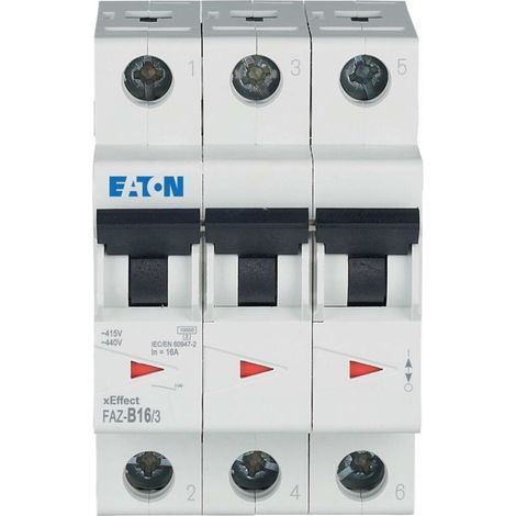 Eaton 278847 FAZ-B16/3 Leitungsschutzschalter 16 A 400 V/AC (1/4)